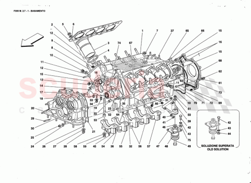 Part Diagram for Ferrari 162375