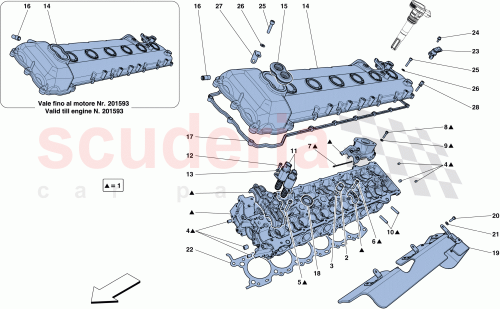 Part Diagram for Ferrari 243802