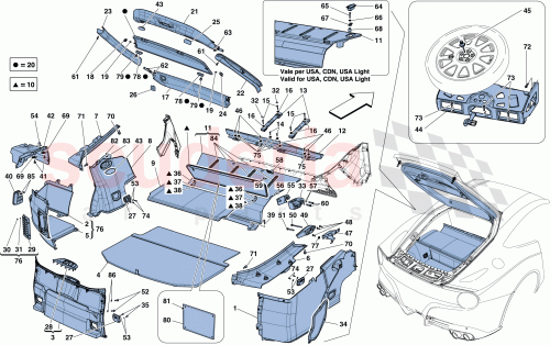 Part Diagram for Ferrari 85135100