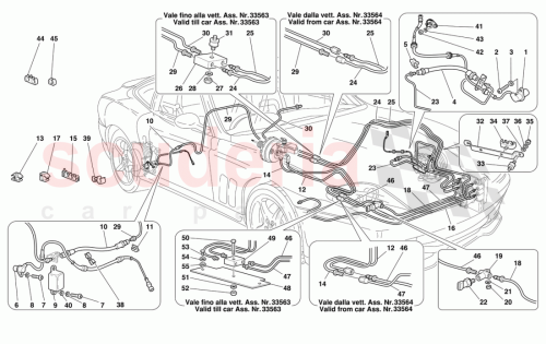 Part Diagram for Ferrari 165361