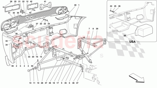 Part Diagram for Ferrari 65127100