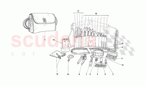 Part Diagram for Ferrari 171626
