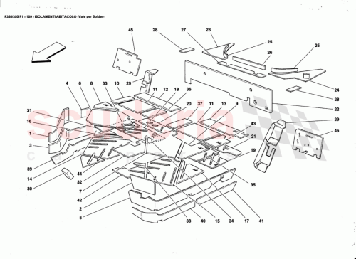 Part Diagram for Ferrari 65082400