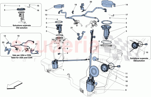 Part Diagram for Ferrari 280000