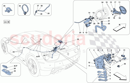 Part Diagram for Ferrari 83401000