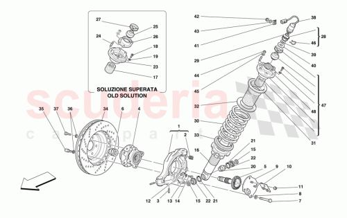 Part Diagram for Ferrari 170178