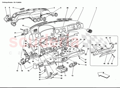 Part Diagram for Ferrari 67748000
