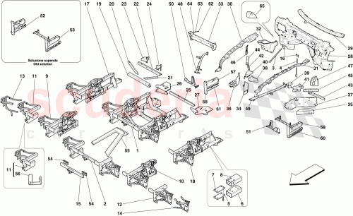 Part Diagram for Ferrari 218305