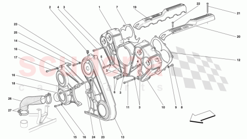 Part Diagram for Ferrari 154706