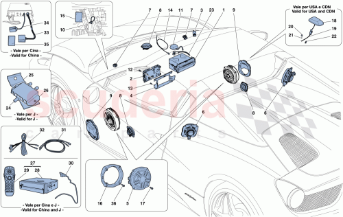 Part Diagram for Ferrari 267001