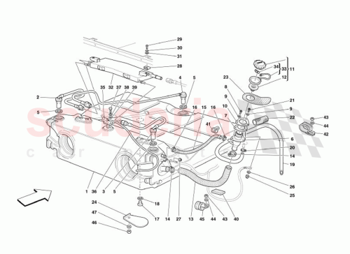 Part Diagram for Ferrari 67194500