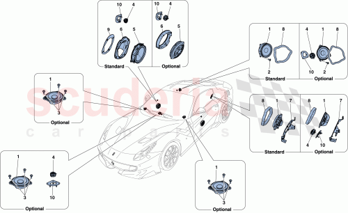 Part Diagram for Ferrari 253861