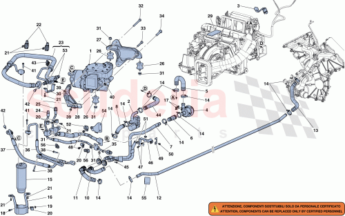 Part Diagram for Ferrari 86249300