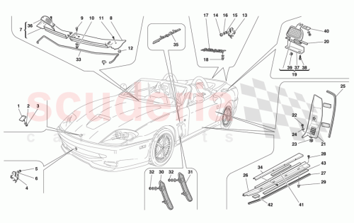 Part Diagram for Ferrari 65595900