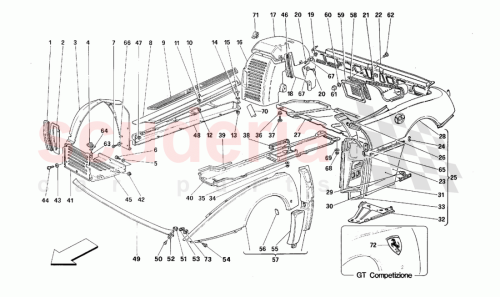 Part Diagram for Ferrari 157455