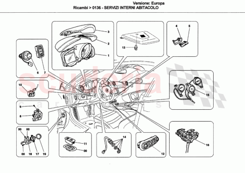 Part Diagram for Ferrari 805291