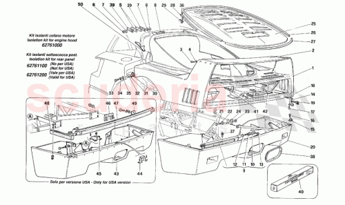 Part Diagram for Ferrari 62583800