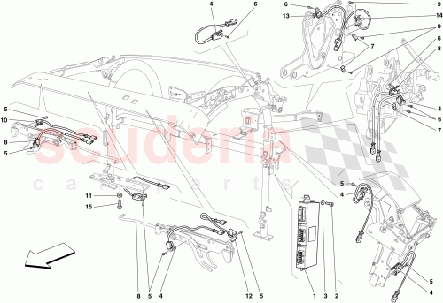 Part Diagram for Ferrari 66456200
