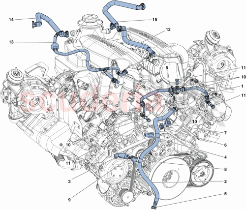 Part Diagram for Ferrari 311359