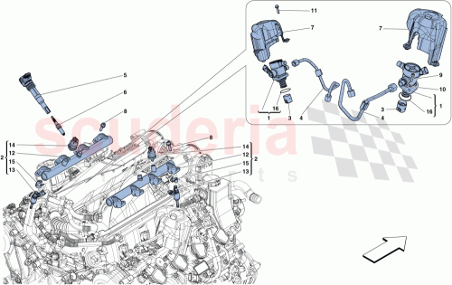 Part Diagram for Ferrari 247694