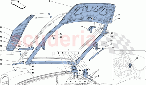 Part Diagram for Ferrari 86326400