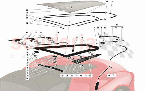 Part Diagram for Ferrari 85995700