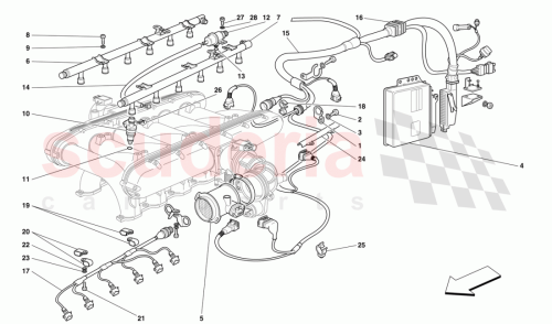 Part Diagram for Ferrari 168943