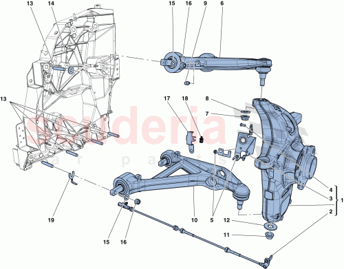 Part Diagram for Ferrari 289164
