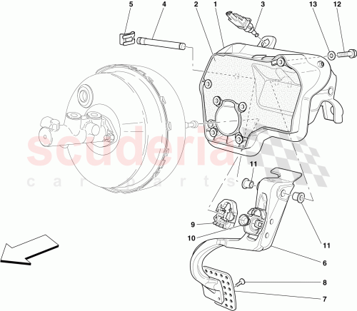 Part Diagram for Ferrari 204192