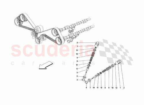 Part Diagram for Ferrari 117581