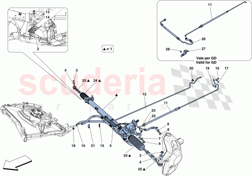 Part Diagram for Ferrari 259508