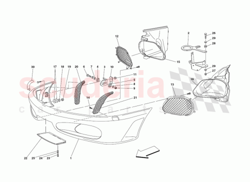 Part Diagram for Ferrari 14498801
