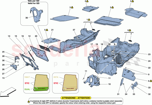 Part Diagram for Ferrari 771255