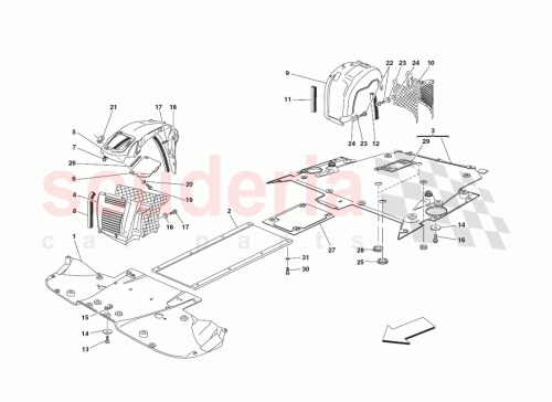 Part Diagram for Ferrari 210246