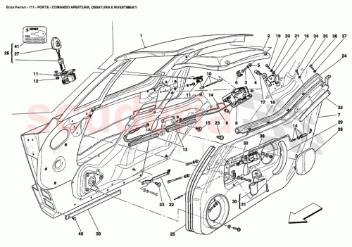 Part Diagram for Ferrari 66565700