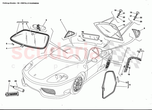 Part Diagram for Ferrari 67422900