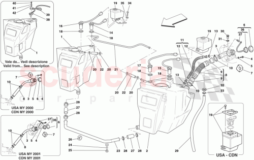 Part Diagram for Ferrari 11195579