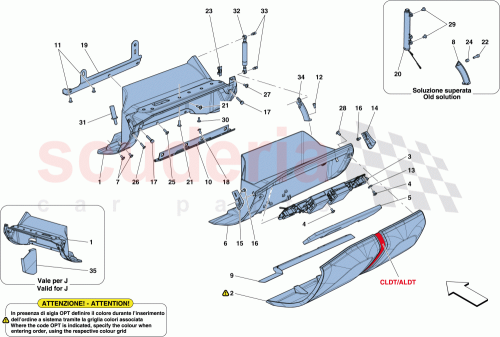 Part Diagram for Ferrari 88286000