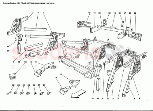 Part Diagram for Ferrari 67977800
