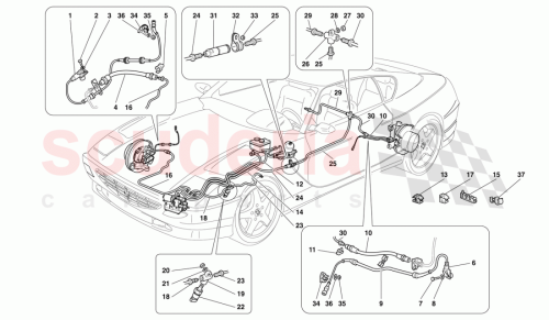 Part Diagram for Ferrari 154043
