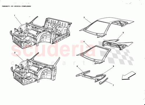 Part Diagram for Ferrari 65245300