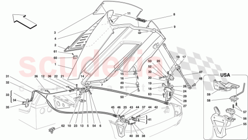 Part Diagram for Ferrari 63663000