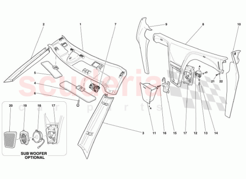 Part Diagram for Ferrari 668445