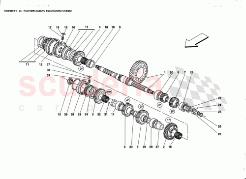 Part Diagram for Ferrari 70000873
