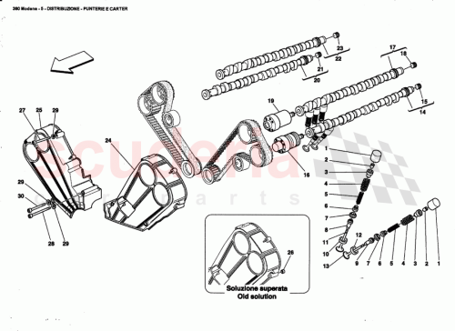 Part Diagram for Ferrari 195017