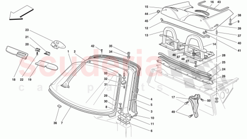 Part Diagram for Ferrari 16043674