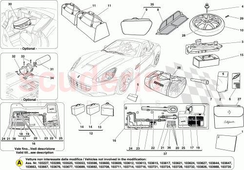 Part Diagram for Ferrari 81985100