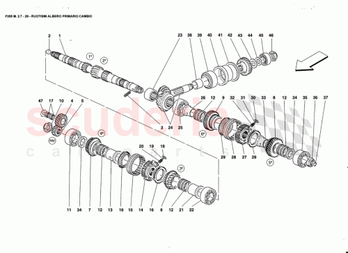 Part Diagram for Ferrari 160939