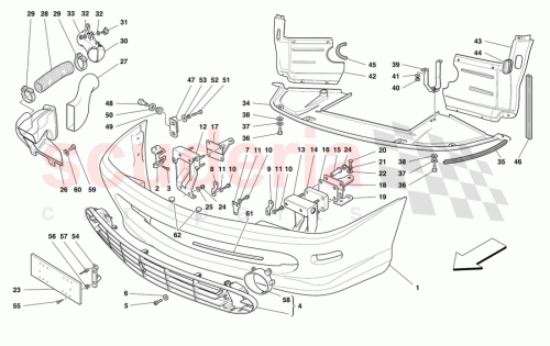 Part Diagram for Ferrari 65562200