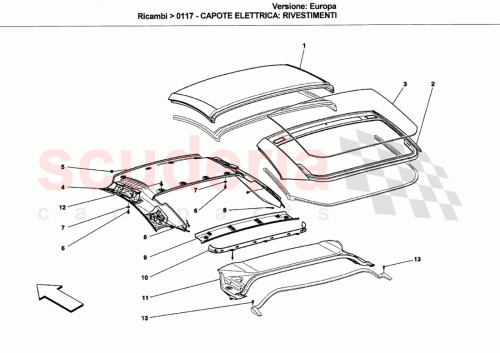 Part Diagram for Ferrari 81975600